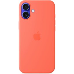 Husa Original iPhone 16 Plus Silikon Case mit MagSafe - Mandarine