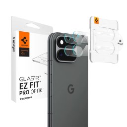 Folie Camera pentru Google Pixel 11 Pro Fold (set 2) - Spigen Glas.tR Optik EZ Fit Pro (AGL11491) - Crystal Clear