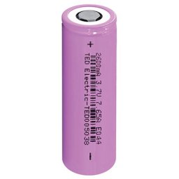 Acumulator reincarcabil Li-Ion 18650 TED TED005038, 3.6 V, 7.65 A, 2600 mAh