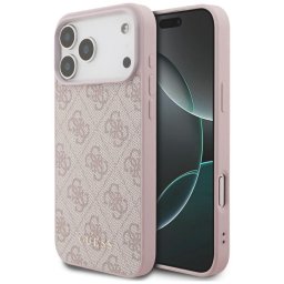 Husa Husa pentru iPhone 18 Pro / iPhone 17 Pro - Guess Hardcase 4G Classic Logo (GUHCP18LG4GFPI) - Pink