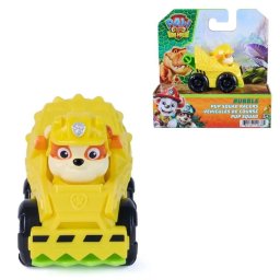 Mini vehicul cu figurina, Paw Patrol the Dino Movie, Pup Squad Racers, Rubble