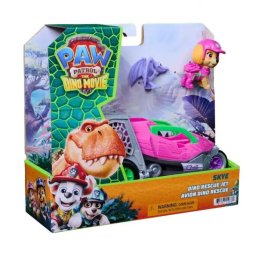 Vehicul de salvare cu figurina, Paw Patrol, Dino Rescue Jet, Skye