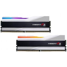 Kit Memorie RAM G.Skill Trident Z5 RGB XMP 3.0 Silver 32GB F5-6800J3445G16GX2-TZ5RS, DDR5-6800Mhz, CL34, Dual Channel