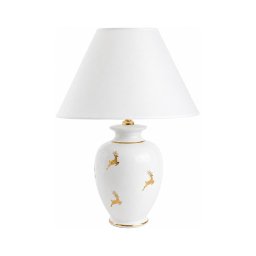 Kolarz 731.70W.150 - Lampă de masă NONNA 1xE27/100W/230V cu cerbi, alb/auriu