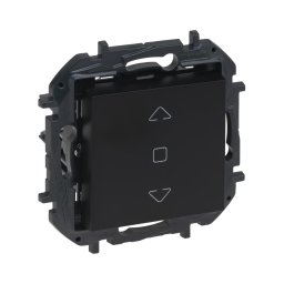 Legrand - Comutator pentru jaluzele NILOE STEP fără ramă, negru