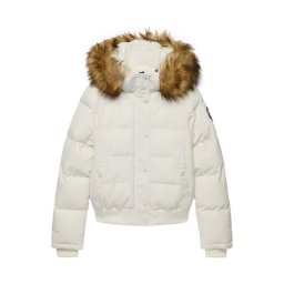 SUPERDRY Geacă Pentru femei Superdry Everest Hooded Bomber W5011785A 71d off white