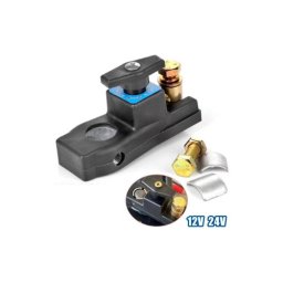 Comutator baterie auto 12V/24V cu montaj pe borna, ABS si cupru