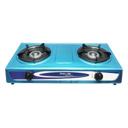 Aragaz pe gaz din inox cu 2 arzatoare din fonta, aprindere automata, Breckner Germany