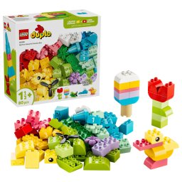 LEGO DUPLO Cutie creativa în culori, 80 piese, 1.5+ ani