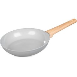 Tigaie ceramica 24 cm cu maner aspect lemn, pentru inductie, MagicHome Harmony