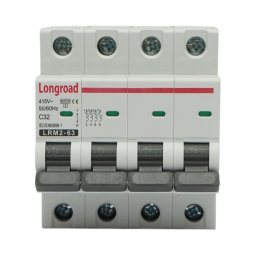 Siguranta automata MCB 4P 32A 415V AC Longroad pentru sina DIN