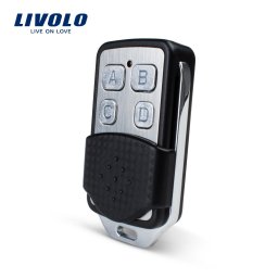 Telecomanda tip breloc Livolo wireless pentru iluminat, 4 butoane