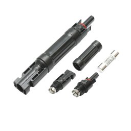 Conector MC4 cu siguranta fuzibila 10A, 1000V DC, IP67 pentru panouri fotovoltaice