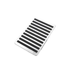 Protectie pedala universala antialunecare 23,5x16 cm din inox si cauciuc