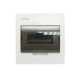 Tablou de sigurante încastrat 8 module IP40 cu capac transparent Breckner