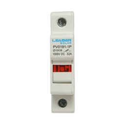 Soclu separator fuzibil gPV 1P 32A 1000V DC pentru fotovoltaice Leader