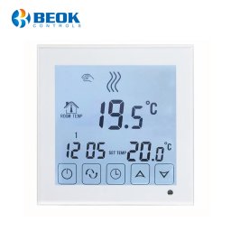 Termostat BeOK BOT-323W pentru centrala pe gaz si încalzire în pardoseala