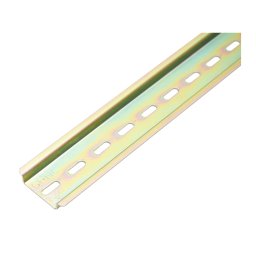 Sina DIN omega perforata 1 m pentru tablouri electrice, otel galvanizat