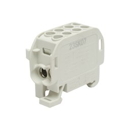 Clema de derivatie 1P izolata gri 25mm2 pentru 380VAC