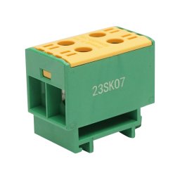 Clema de derivatie AL-CU 1P izolata galben-verde 25mm², 380VAC