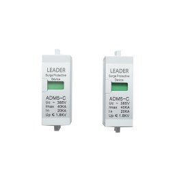Set 2 cartuse SPD 2P 40kA Leader pentru descarcator supratensiune AC