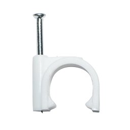 Clema cu cui 16 mm pentru fixare cablu, set 100 buc, Breckner Germany