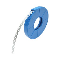 Banda perforata metalica din otel 12 mm x 0,7 mm, rola 10 m