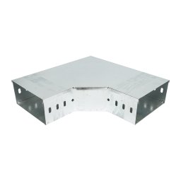 Cot orizontal 90° din otel galvanizat pentru jgheab 100x200 mm