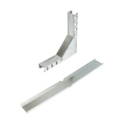 Cot vertical de urcare 90° din otel galvanizat pentru jgheab 25x50 mm