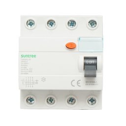 Intrerupator diferential automat 4P 25A 30mA tip AC Suntree