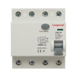 Intrerupator diferential RCCB 4P 40A 400V 300mA tip AC Longroad