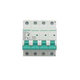 Siguranta automata 3P+N 10A 400VAC pentru sina DIN, Suntree SCB8-63