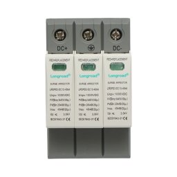 Descarcator la supratensiune fotovoltaic DC 3P 1000VDC cu semnalizare Longroad
