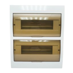 Tablou de sigurante aplicat 24 module, 2 randuri, IP40, Breckner