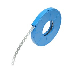 Banda perforata metalica 12 x 0,5 mm, rola 10 m pentru fixare