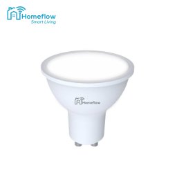 Bec inteligent LED Homeflow GU10 5W dimabil, control din telefon