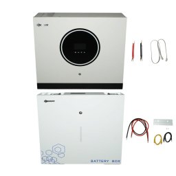 Sistem solar hibrid All-in-One 5kW cu baterie LiFePO4 5.12kWh Bourget