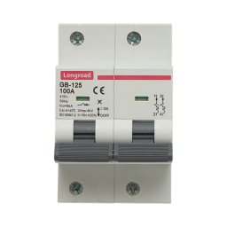 Siguranta automata MCB 2P 100A 415V 6kA Longroad GB-125