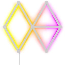 Kit 9 panouri luminoase inteligente Nanoleaf Lines Starter, Wi‑Fi si control vocal