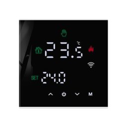 Termostat WiFi Beok pentru centrala termica pe gaz, negru, TGW60-WIFI-WPB