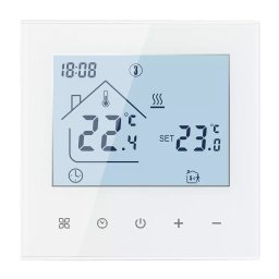 Termostat ambient pentru centrala pe gaz BeOk TDR89-WPB, alb