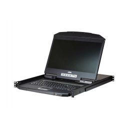 ATEN CL3108NX-ATA-AG console pentru montare în rack 47 cm (18.5") Negru 1U