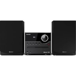 Microsistem audio Sharp XL-B512, 45W, FM, Bluetooth, CD, USB, AUX, Negru