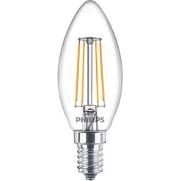 Bec, Philips, LED, E14, 4,3W, 470lm, 2700K, Alb cald