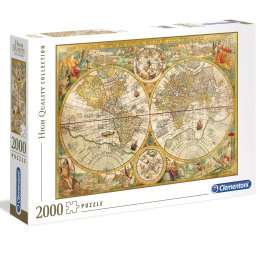 Puzzle Clementoni - Harta veche, 2000 piese