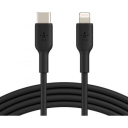 Cablu de date Belkin Boost Charge, USB Tip C - Lightning, 1m, Negru