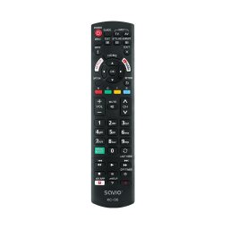 Telecomanda universala Savio RC-06, pentru Panasonic Smart TV, Negru