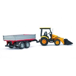 Remorca BRUDER Tipping trailer, scara 1:16, basculanta, obloane pliabile