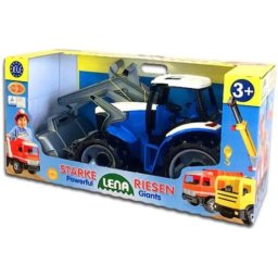 Tractor Lena Powerful Giants, cu excavator si cupa, 102 cm