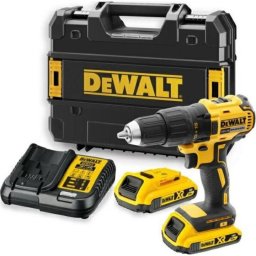DeWALT - Masina de gaurit si insurubat 65Nm, cu 2 acumulatori Li-Ion XR 18V, 2.0Ah, incarcator, valiza
